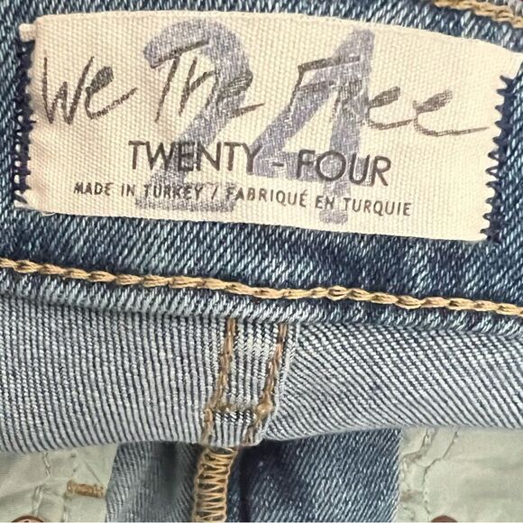 NWT Free People High Waist Raw Ankle Denim Sz 24 - Picture 13 of 16